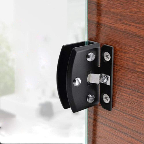 Vitrina Vitrina De Cristal Con Bisagras Para Puertas, 2 Pare