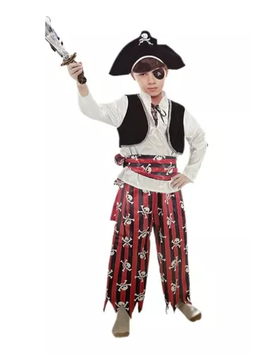 Fantasia De Pirata Masculino,pirata Jack,caribe