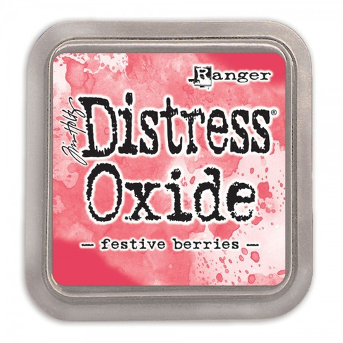 Tinta Distress Oxide Scrapbook Ranger Festive Berries