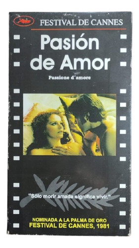 Pasión De Amor Vhs / Ettore Scola / Festival De Cannes