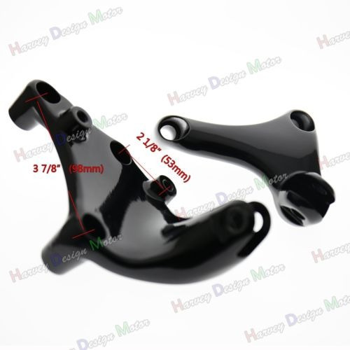 Imagen 4 de 4 de Kit De Montaje En Estriberas Pasajero Trasero Negro Del Lust