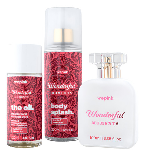 Perfume Wonderful Moments Edição Limitada Wepink