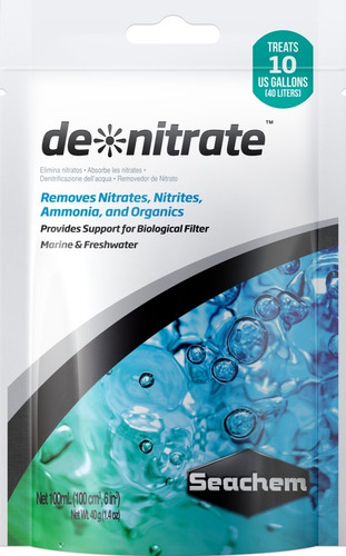 Material Filtrante Acuarios Seachem Denitrate 100 Ml