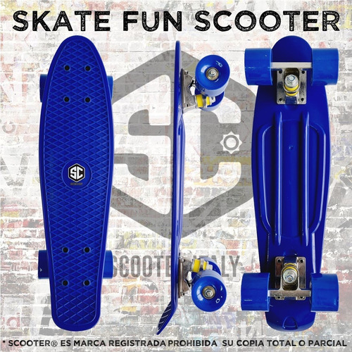 Imagen 2 de 5 de Skate Longboard Patineta Scooter Fun Original Estilo Penny