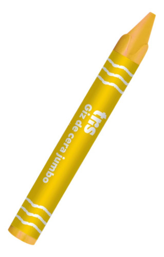 Giz De Cera Tamanho Jumbo Triangular Tris 12 Cores