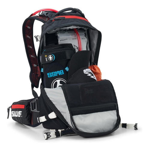 Mochila Mtb/moto Flow 16 Carbon Negro Uswe Original