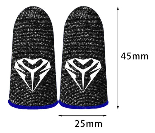 2 Uds., Controlador De Juego Transpirable Con Funda Azul