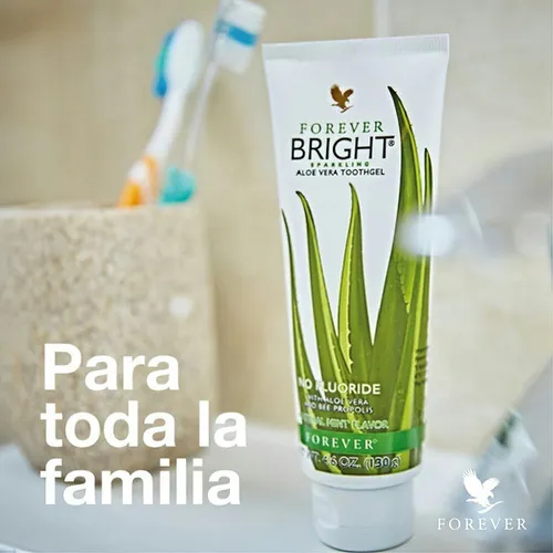 Pasta Dental Sin Flúor Aloe Vera Y Propóleo Forever Bright