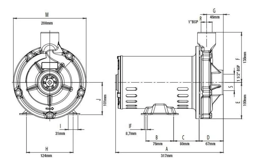 Segunda imagem para pesquisa de motobomba schneider 1 cv