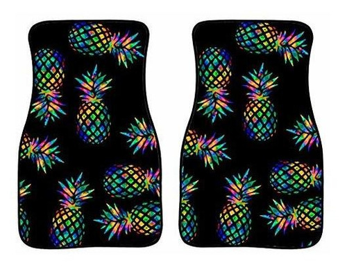 Tapetes - Fashion Pineapples Car Floor Mats Only 2-piece All