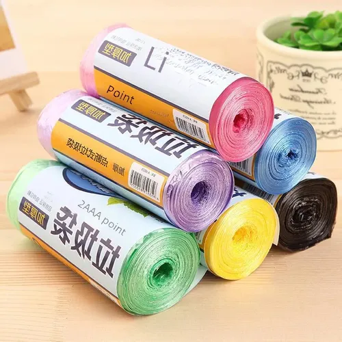 Papelera Portátil Enrollable Colorida, Con Boca Plana, 20 Un