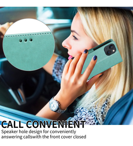 Funda De Piel Tipo Cartera Para Honor X7 X7a X7b X7c