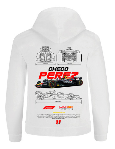 Sudadera Checo Pérez Escudería Racing Red Bull F1 2