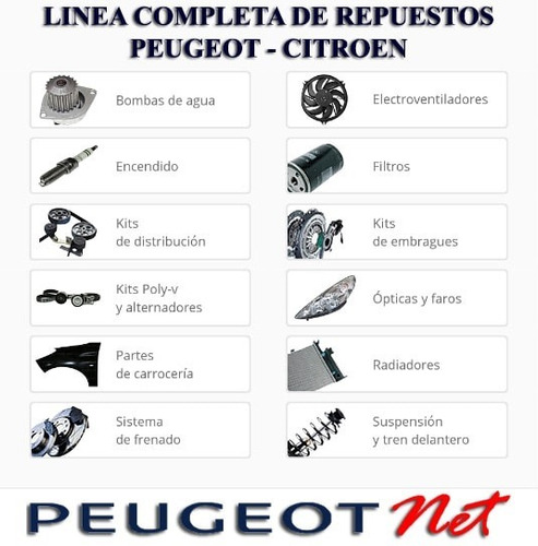 Kit Distribucion P/ Peugeot 206 1.6 8 V Nafta Original
