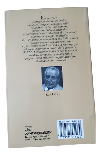 Libro Otello Giuseppe Verdi La Opera En El Mundo