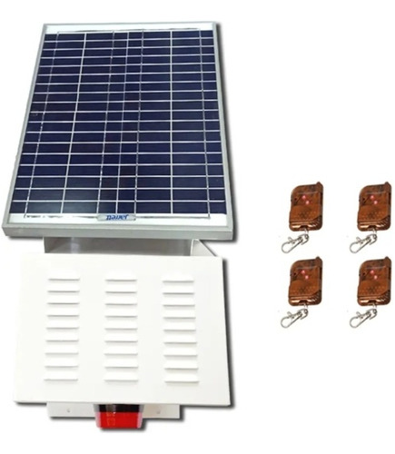 Alarma Comunitaria Solar 15w 115db + 4 Controles + Envio
