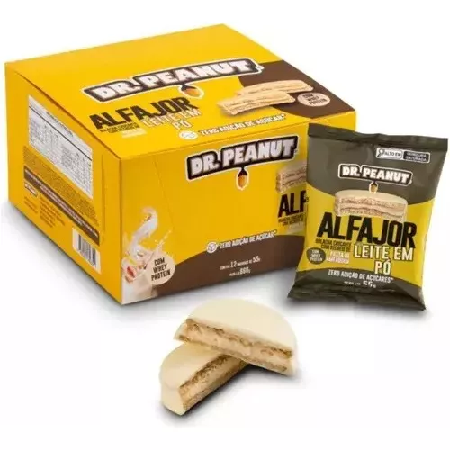 Alfajor Pasta De Amendoim Com Whey Protein Dr. Peanut