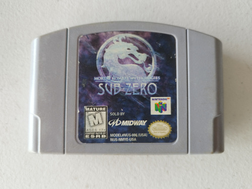 Mortal Kombat Mythologies Sub-zero Nintendo 64 N64