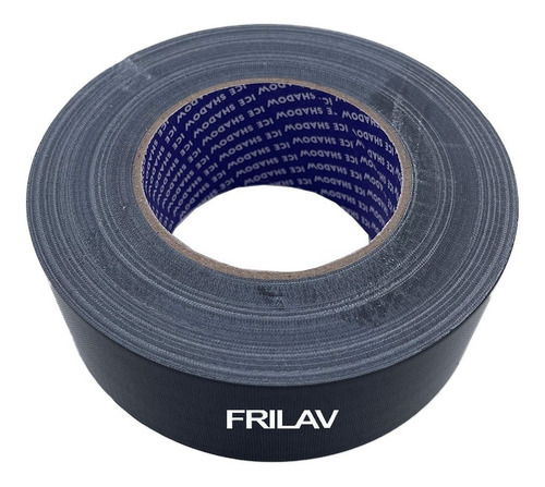 Imagen 2 de 3 de Cinta Adhesiva Para Ductos Negra 48mm X 55m Uso Industrial