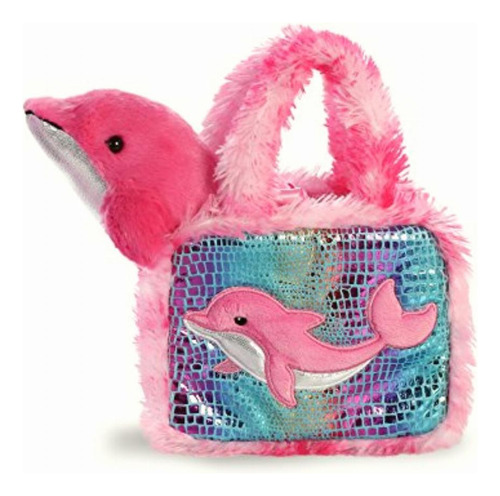 Aurora World Pet Carrier Plush Toy Animal, Fancy Pals