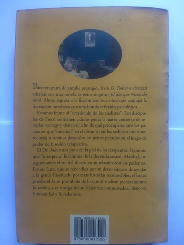 Desde El Diván - Irvin Yalóm - Ed. Emecé (Usado)