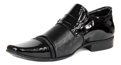 Sapato Jota Pe Masculino 73273 - Verniz Preto