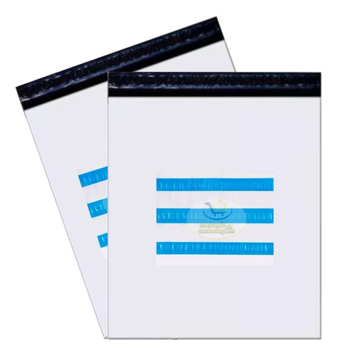 100 Envelope De Segurança Envio C/ Bolsa Canguru Lacre 40x50