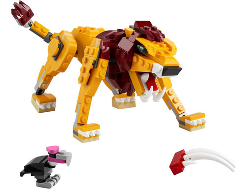 Lego Creador 3in1 Wild Lion 31112 3in1 Kit De Construcción D
