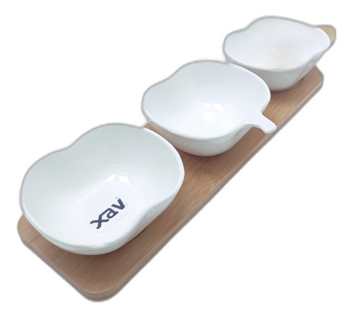 3 Pasapalera Salsera Bowl Ramekin Porcelana Se. 8745 Xavi