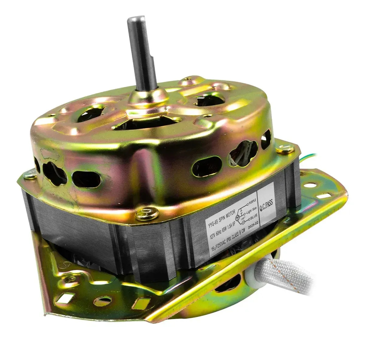 Motor De Secado Para Lavadora Doble Tina 65W 1650RPM Para Easy, Mabe, Daewoo, Acros, Repuesto Para Reparación