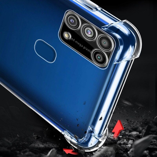 Imagem 2 de 7 de Capa Case Samsung Galaxy M31 Capinha Anti Shock Transparente