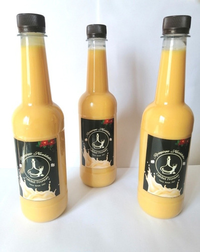Rompope Navideño! Sabor Vainilla Artesanal 3 Botellas De 500