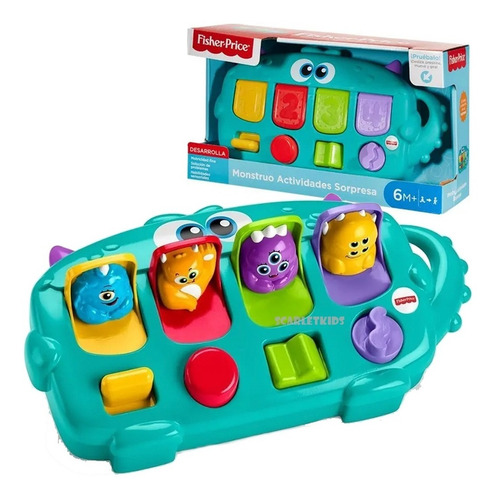 Monstruo De Actividades Sorpresa Fisher Price Scarlet Kids