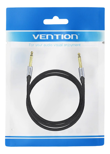 Guitarra 6.35mm Cable Premium Jack Trenzado Oro Mp3 Mono Ts