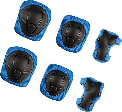 Fessky Knee Pads For Kids, Adjustable 6pcs Boys And Girls S.