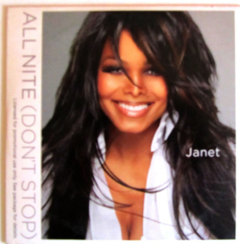 Janet Jackson All Nite Cd Single Importado Usa Original