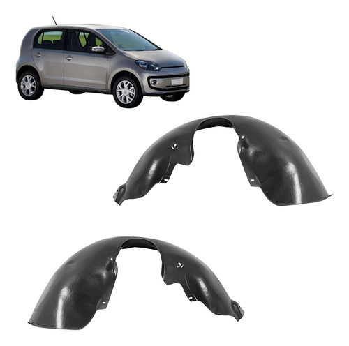 Guardaplast Pasarrueda Delante P/ Vw Up! 2014/17 Juego X2  C