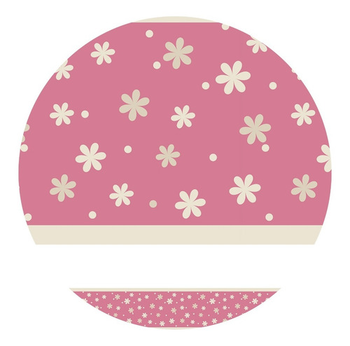 Imagem 1 de 3 de Faixa Adesiva Decorativa Infantil Floral 12m X 15cm