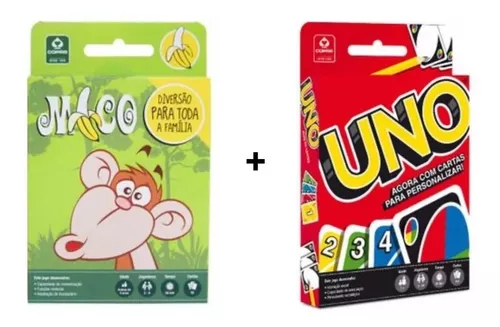 Jogo De Cartas Uno E Mico Jogo Infantil Educativo Original - Dupari