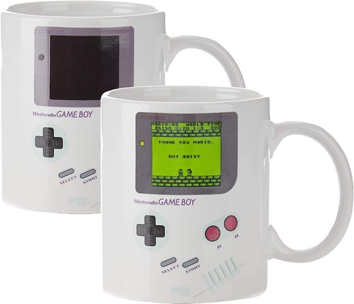 Taza Gameboy Cambia De Color Con Temperatura Detalle En Taza