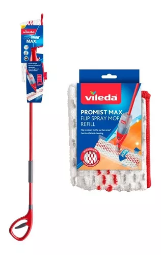 Vileda Kit Promist Max Mopa Plana Spray + Repuesto 6c