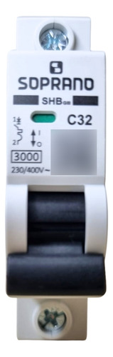 Disjuntor Unipolar Mono 10a,16a,20a, 25a, 32a,40a, 50a, 63a