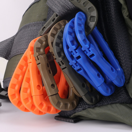 Mosquetón Táctico Rápido Con Hebilla Para Mochila, Gancho De