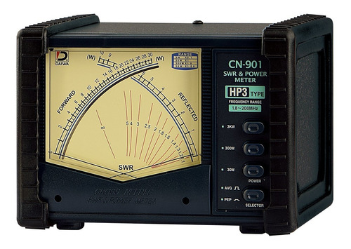 Daiwa Cn-901hp3 Metrómetro De Aguja Cruzada (1,8-200 Mhz)