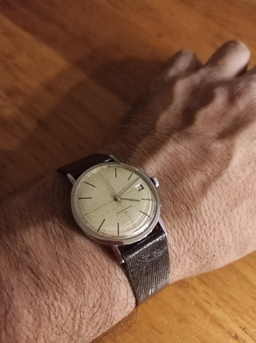 Reloj Juvenia 21 Slimatic - Automatic - Swiss Coleccion Marrón Oscuro Plateado Champagne (Usado)
