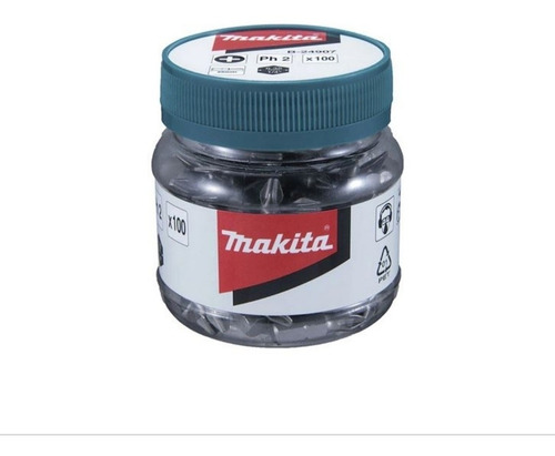 Imagen 1 de 3 de Juego De Puntas Ph2 X 100 Unidades Makita 907