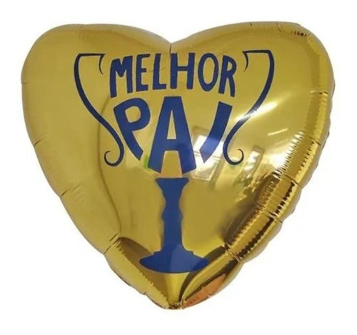 Balão Melhor Pai 20 Polegadas - Aprox. 50 Cm