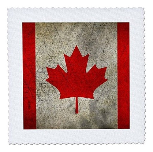 Edredón 3d Rose Vintage Bandera De Canadá, 10