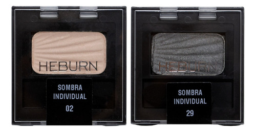Heburn Kit X2 Sombra Compacta Individual Ojos Maquillaje 313