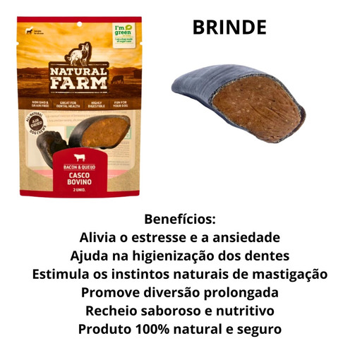 Kit 20 Orelha Bovina Desidratada Dip Dog + Brinde Especial